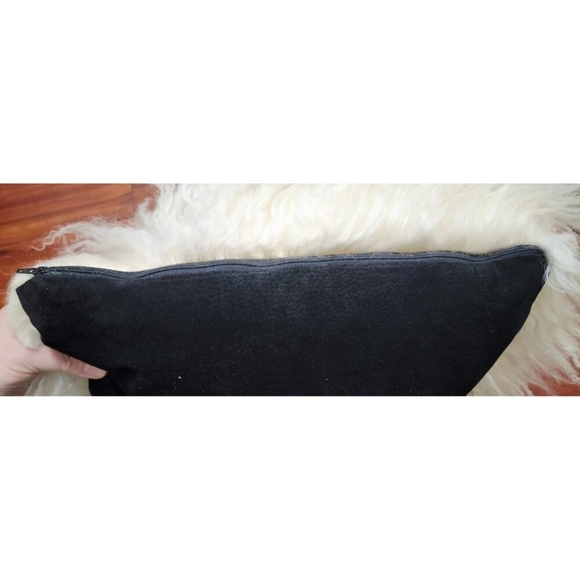 Mongolian Lamb Fur Pillow Cover Genuine Sheepskin FluffyFluffy White CushionCase - Picture 6 of 10